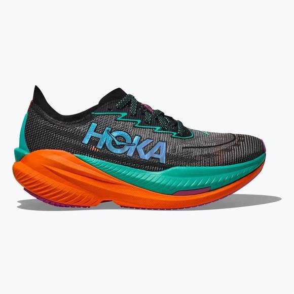 HOKA Other - NEW HOKA men's mach x 2 running shoes in black/electric aqua